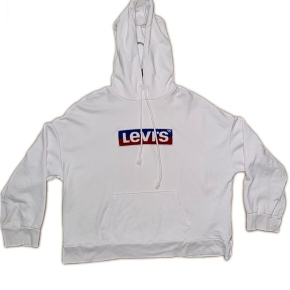 Levi's Sweaters - Vintage Soft Heavyweight Levi Hoodie (not graphic, awesome raised logo)